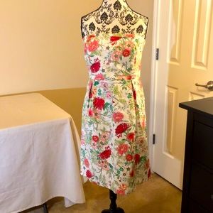 Strapless summer dress